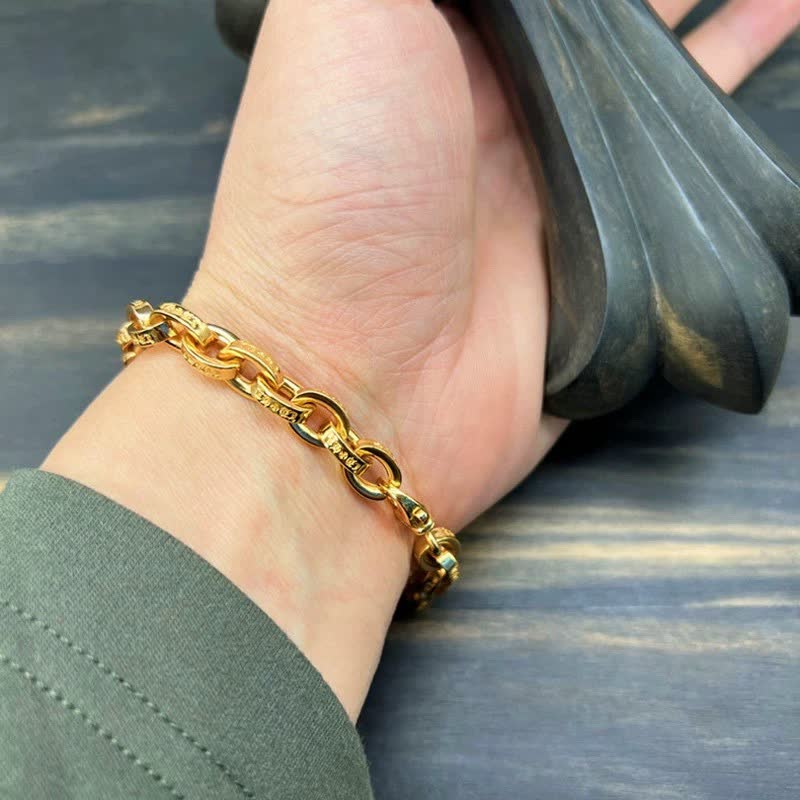 Chrome Hearts Gold Tone Bracelet